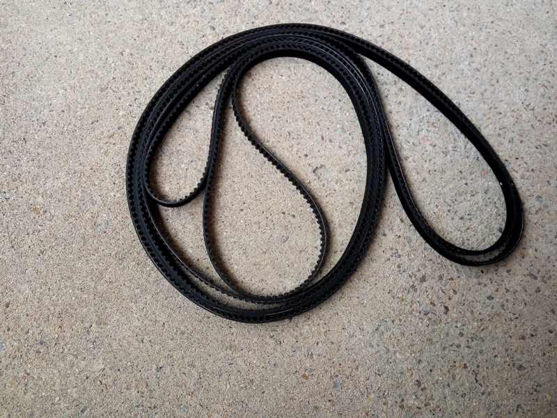 10 / 5 meter T2.5 Timing belt pitch 2.5mm width 6mm  Neoprene Rubber timing pulley for CNC T 2.5 6 2000 open ended