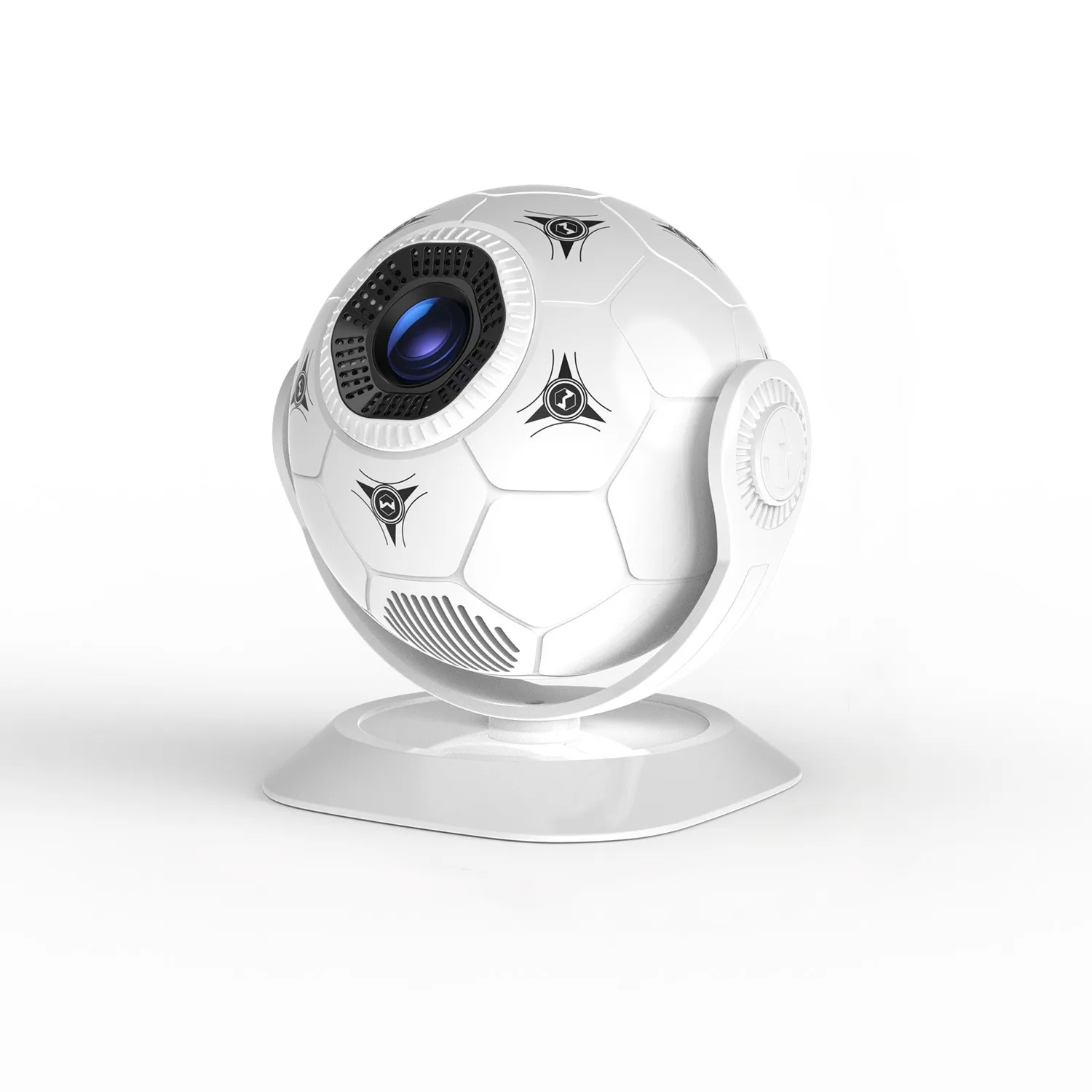 Proyector Magcubic HY300F Android 14 8K, Proyector LED MINI de 300 Ansi, Wifi6, BT5.4, Diseño Creativo de Fútbol, Cine en Casa