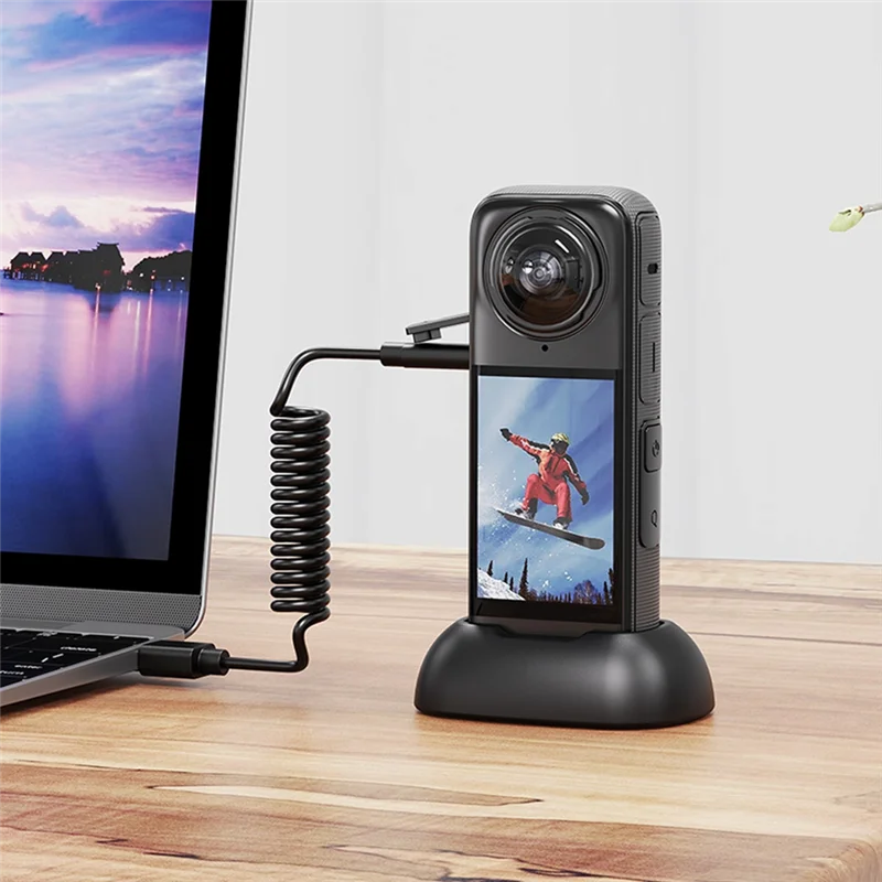 【Получшие предложения】для Insta360 X4 Силиконовая подставка Базовый держатель Силиконовая автомобильная док-станция Аксессуар для экшн-камеры