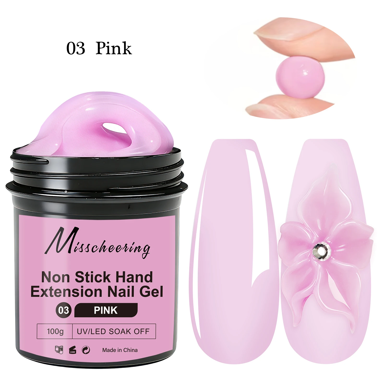 1Jar 100/150G Poly Nail Gel Uv Led Uitgeharde Builder Nail Gel Acryl Kristal Nagelverlenging gel Voor Nagels Diy Thuis Salon