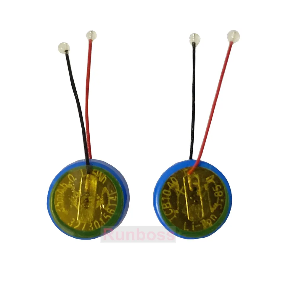 10PCS/LOT LIR1040 1040 ICB1040 3.85V 35mAh With Wires Rechargeable Li-ion Battery for TWS Bluetooth Headset Headphone Earphone