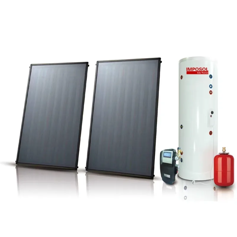 

Imposol Electric Solar Water Heater System Flat Plate Split Active Panel for Household Outdoor Car Garage & Hotel Use