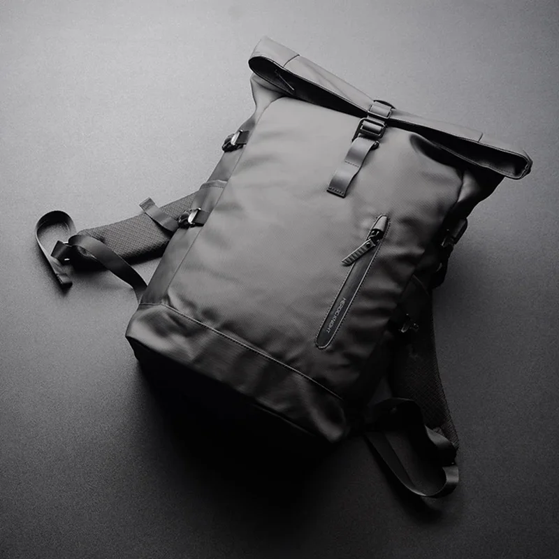 Backpack Large Capacity Nylon Waterproof Travel Commuting Business Laptop Compartment Men Student School Bag Durable