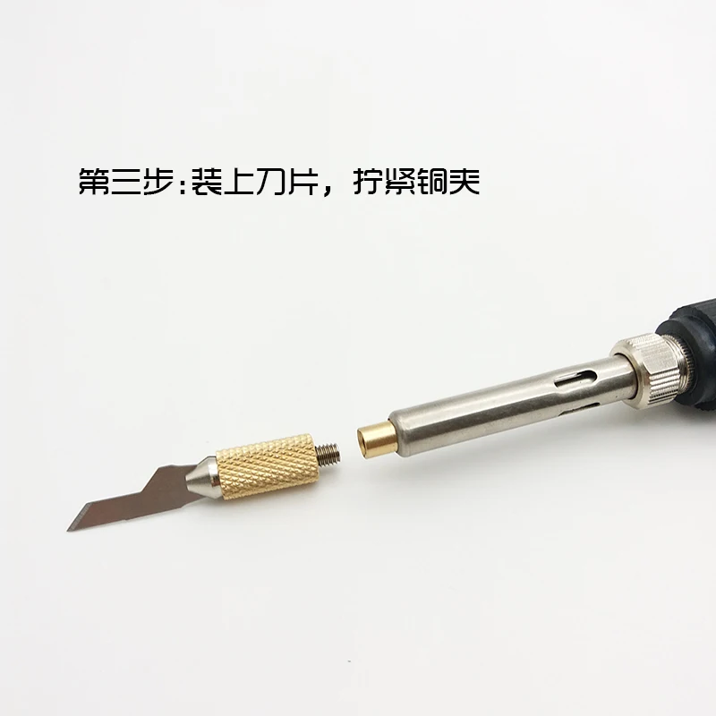 936 Soldering Iron Heating Head Blade for Cell Phone Back Cover Glass Removal Board Glue Cleaning Tools BSD Knife