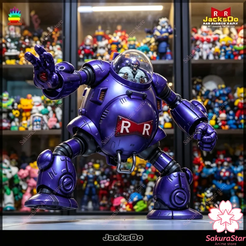 【In Stock】Dragon Ball FJ Model ZJ-01 Red Belt Robot 32cm Red Ribbon Army Alloy Mech Compatible With SHF Figures Desktop Gift