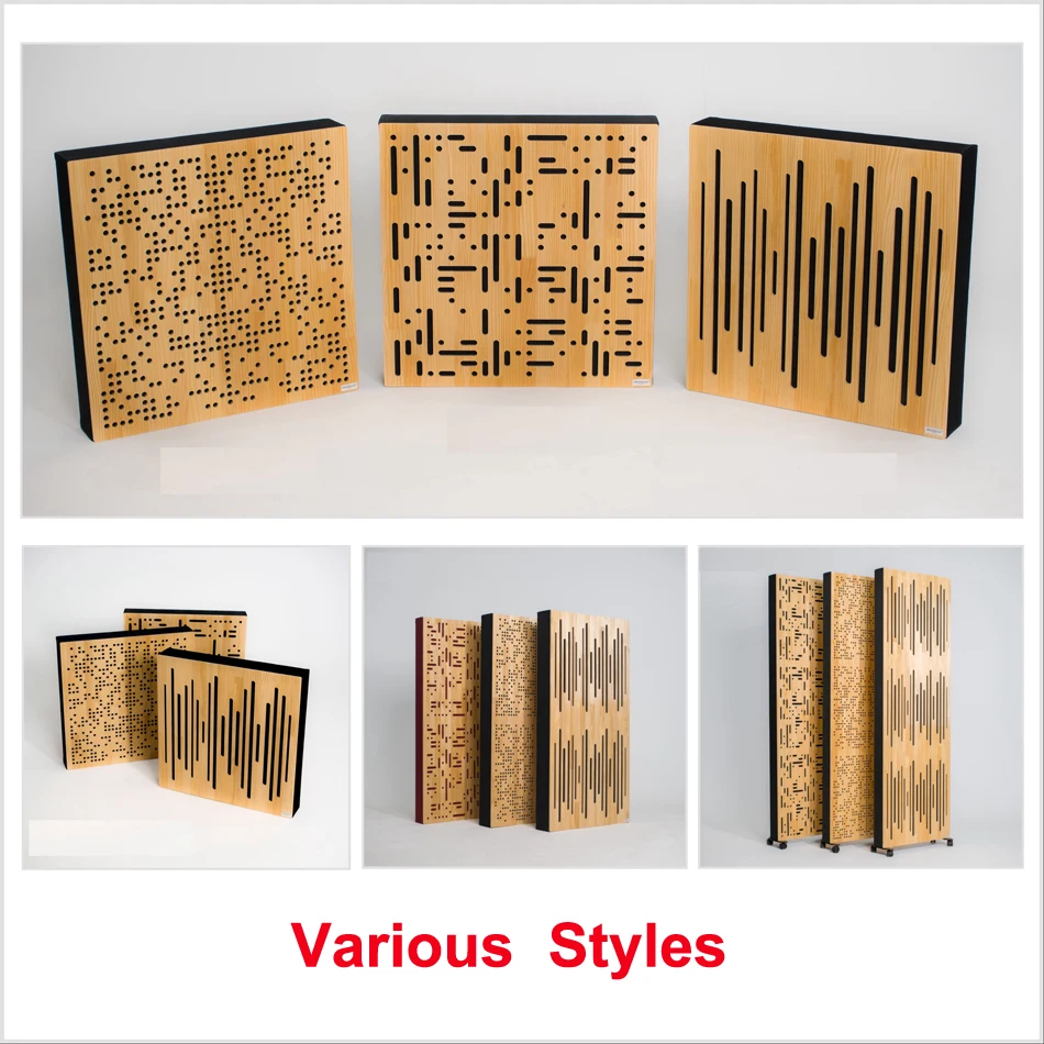 Solid Pine Wood Helmholtz Acoustic Panel Tuning Board,  Specialized Diffuser Board To Reduce Room Echoes For  Studio, Audio Room