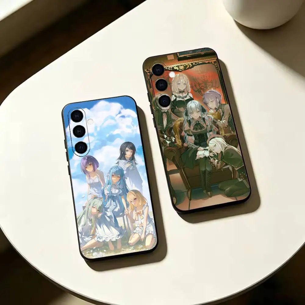 Anime A-Ave M-Mujica Black Soft Silicone Phone Case for Samsung Galaxy A73, A42, A72, A70, A53, A52, A51