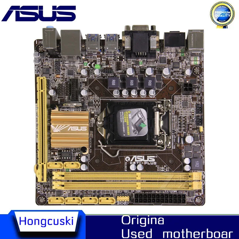 

Материнская плата ASUS H87I-PLUS с разъемом LGA 1150 DDR3 H87