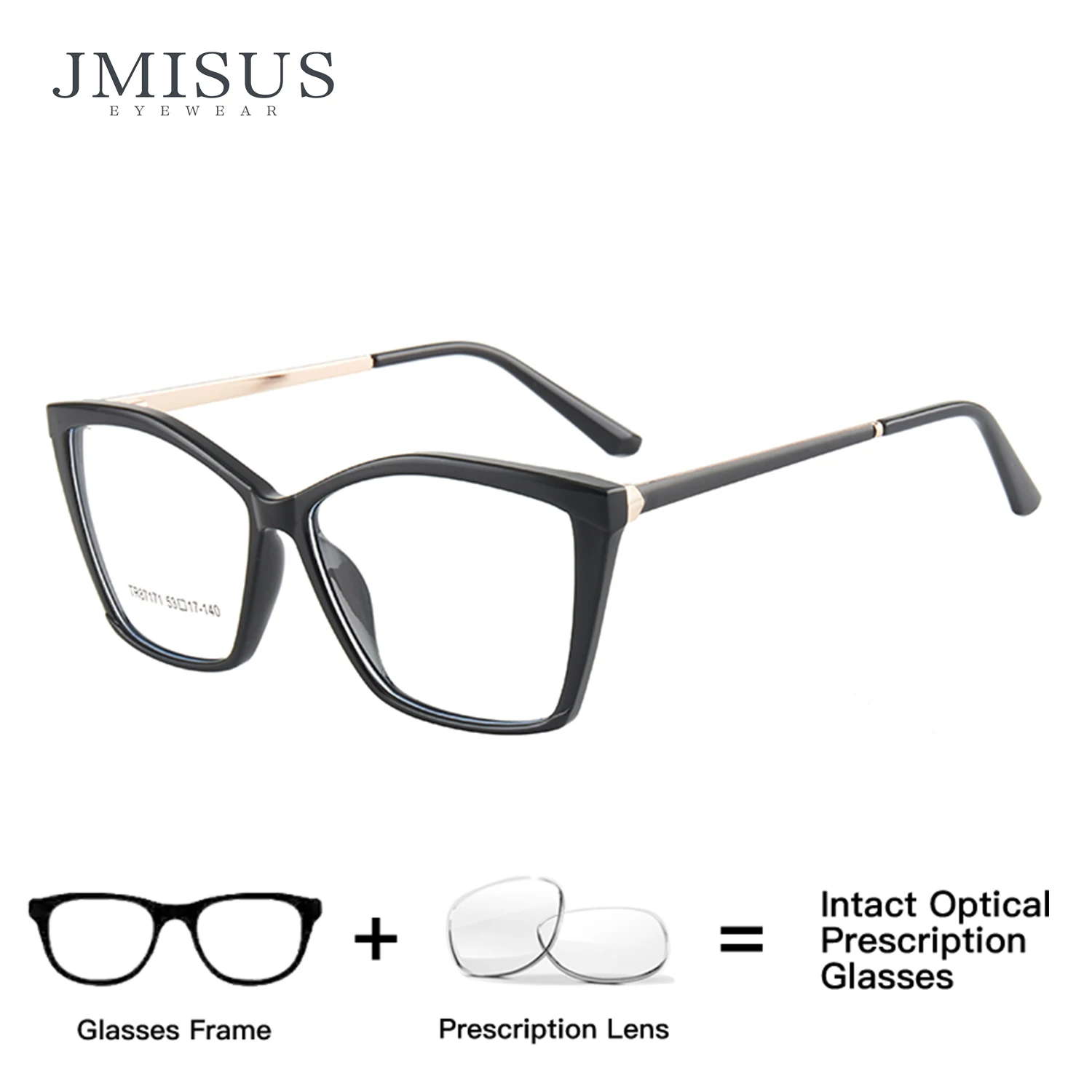 

JMISUS Acetate Prescription Glasses for Women Stylish Butterfly Anti Blue Light Photochromic Optical Eyeglasses Myopia Eyewear