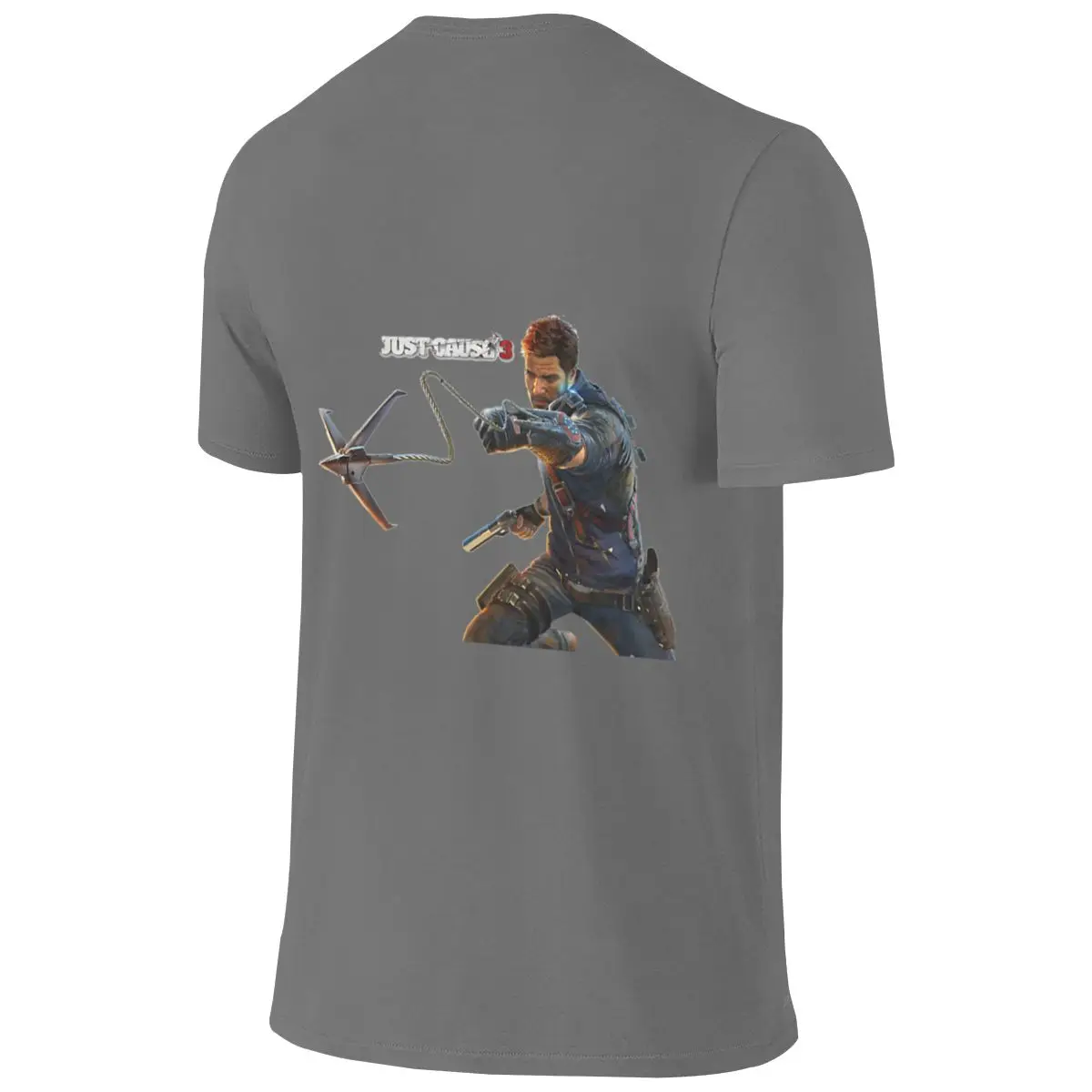 Just Cause 2 Business Casual Reversible T-shirt Korean Style Salt Style Everyday Versatility Shirt