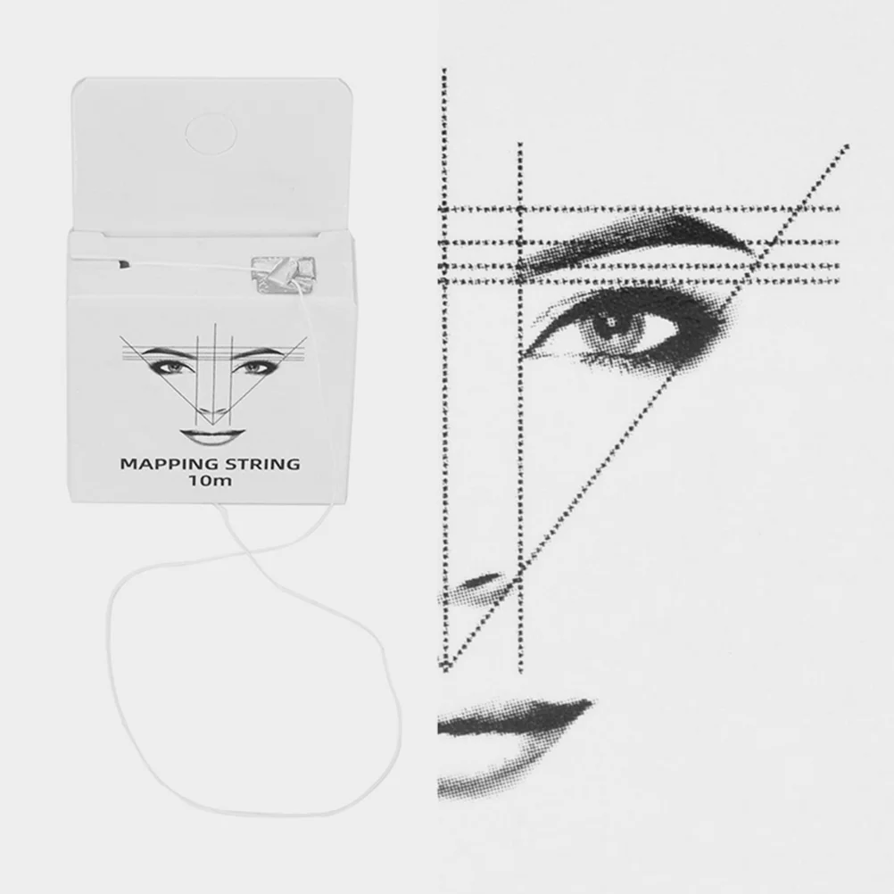 

Eyebrow Ruler Ink Mapping Line Shaper Kit Portable Practical Trimmer Mapper Positioning Tool Eyebrow Shaping Tattoo Accessories