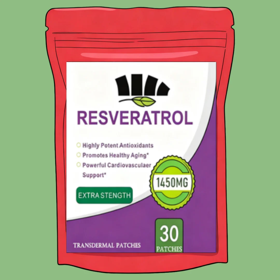 Resveratrol Transdermal Patches Antioxidant Helps Support Anti-aging And Immune System 30 Patches