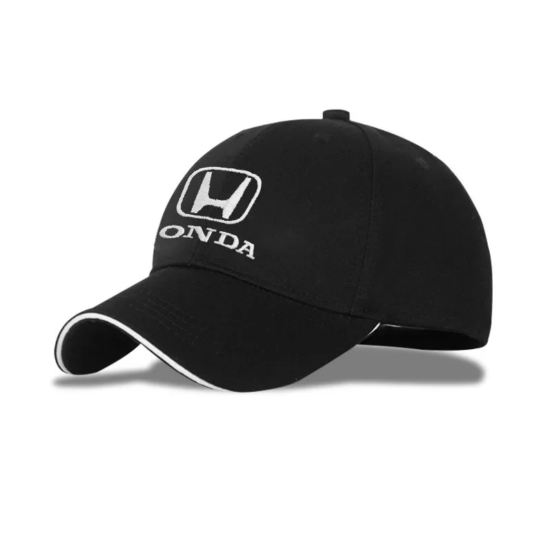 Car Baseball Cap Fashion Outdoor Sport Cotton Sunblock Hat Car Styling for Honda Civic Accord CRV HRV Fit Jazz City Odyssey Jad