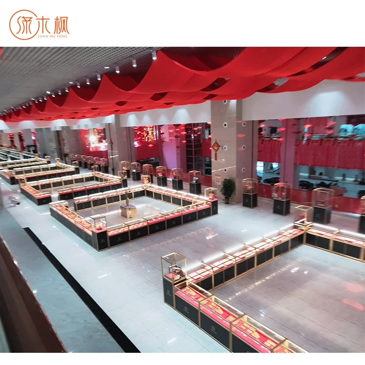 Excellent Quality Design Jewelry Glass Display Showcase Cabine Branding Custom Wholesale Glass Display Jewelry