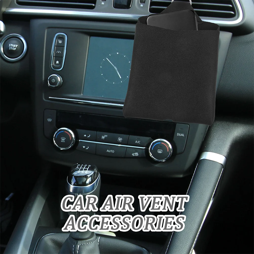 

2Pcs Car Vent Storage Organizer Pouch Multifunctional Holder for Coins Sunglasses Small Item Car Organizer Coin Holders for Cars