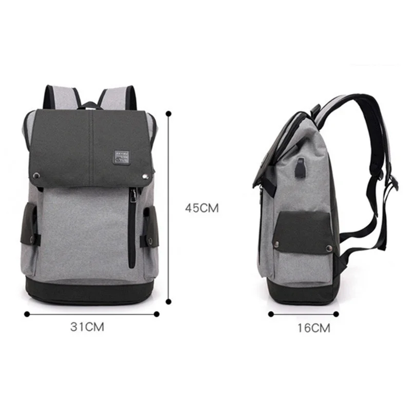 Mochila escolar impermeável para meninos, Saco de peito de grande capacidade, Sacos grandes para estudantes altos, 2 peças por conjunto