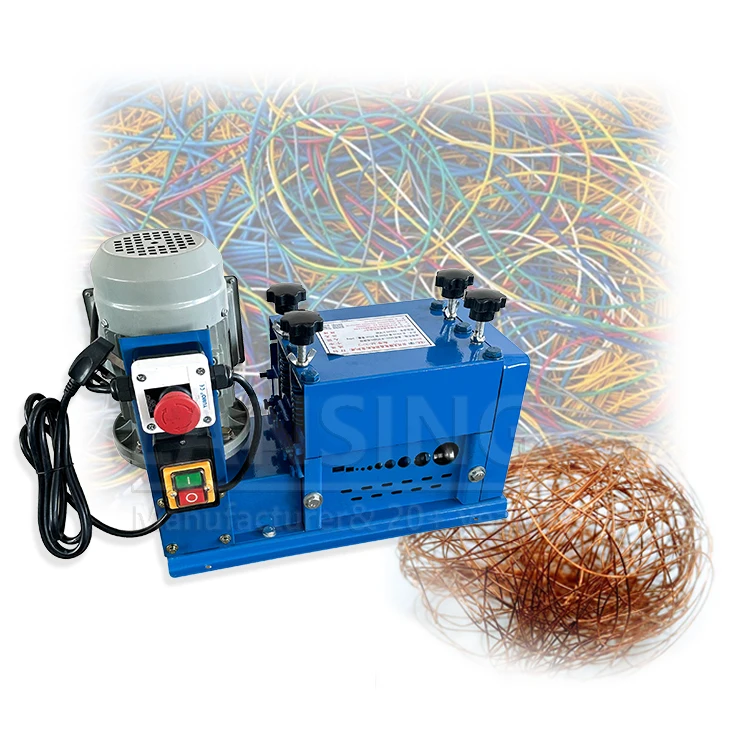 Automatic Scrap Cable Electric Wire Stripper Machine Efficient Waste Copper Wire Stripping Equipment for Cable Manufacturing — купить у AliExpress WW