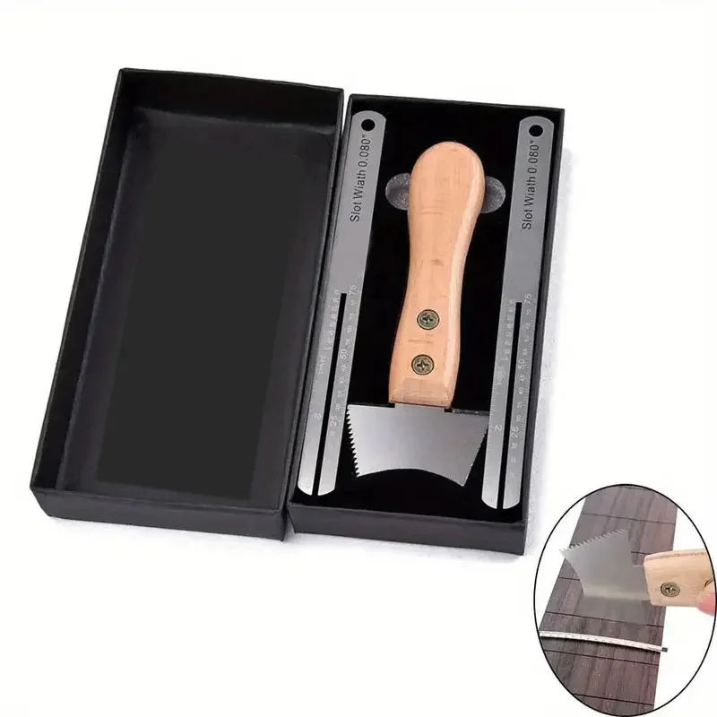 

Guitar Fret Chamfering File, Edge Trimming and Repair Fret Grinding Tool File, Guitar Making Tool