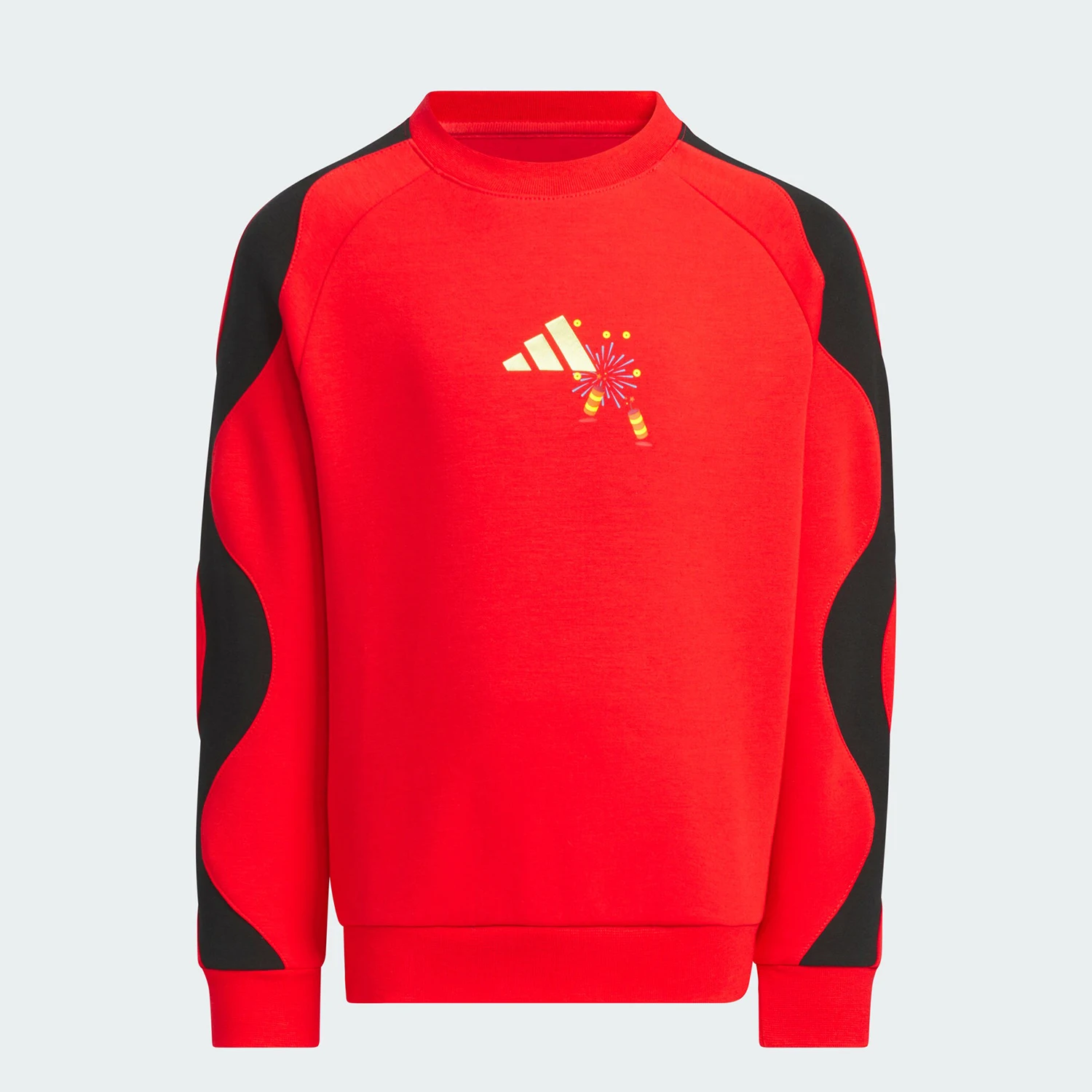 Adidas Official Genuine LK KN SWEAT Kids' Knitted Warm Round Neck Sweatshirt JM5839