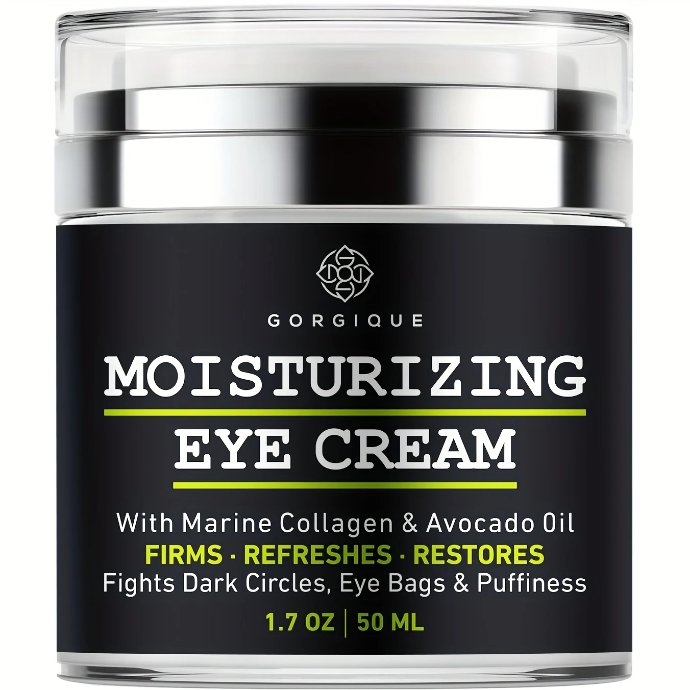 Creme hidratante para os olhos masculino, olho reafirmante, refrescante com colágeno