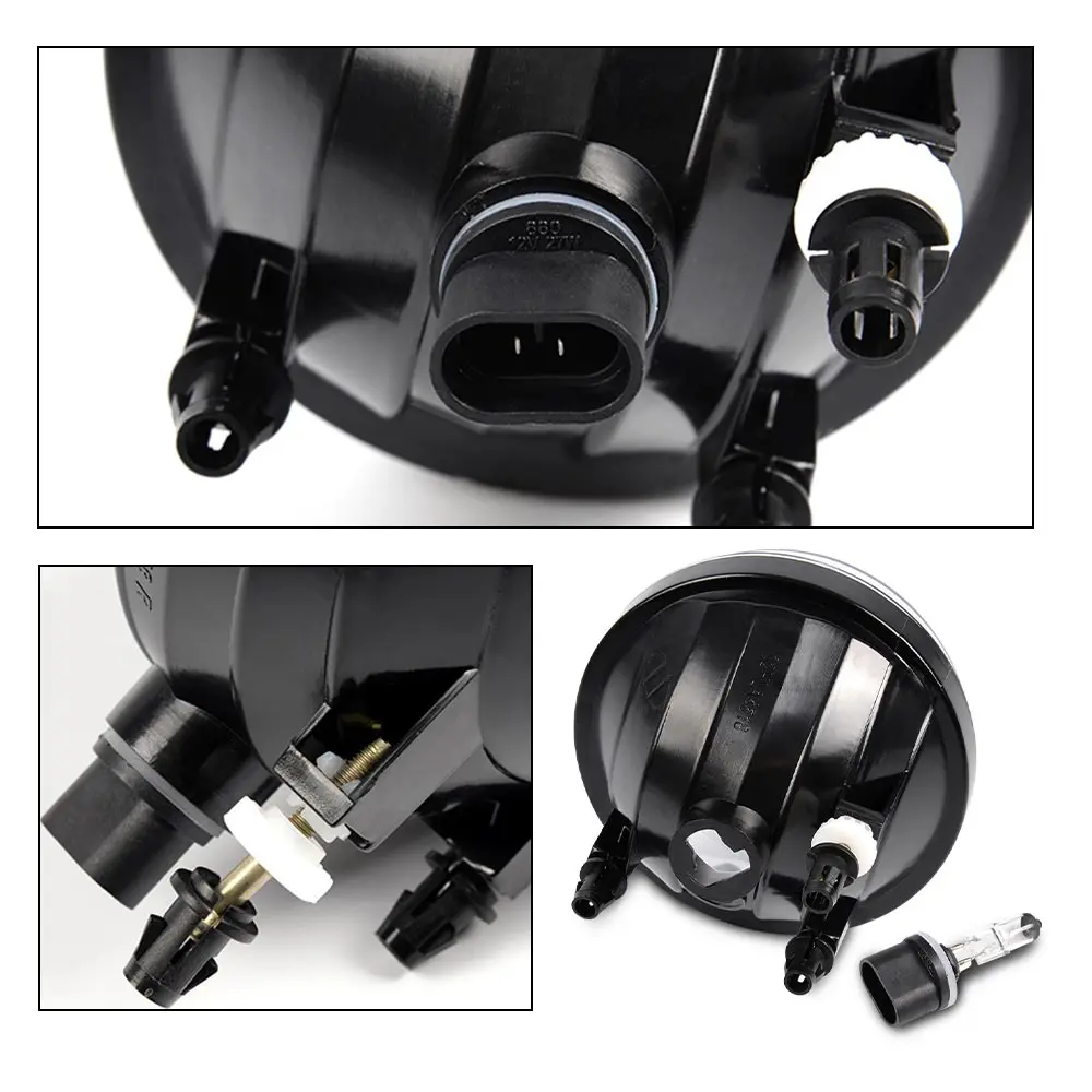 مصابيح الضباب متوافقة مع Gmc Sierra 1500 2007-2013 /Sierra 2500Hd 3500Hd 2007-2014 (Oe Style Clear Lens W/880 12V 37W Bulbs) #6