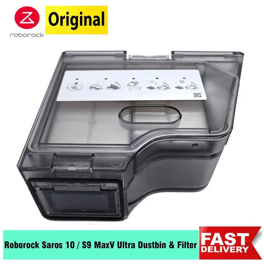 

New Original Roborock Saros 10 Dustbin Accessories for Roborock S9 MaxV Ultra Auto Collection Dust Box Filter Spare Parts