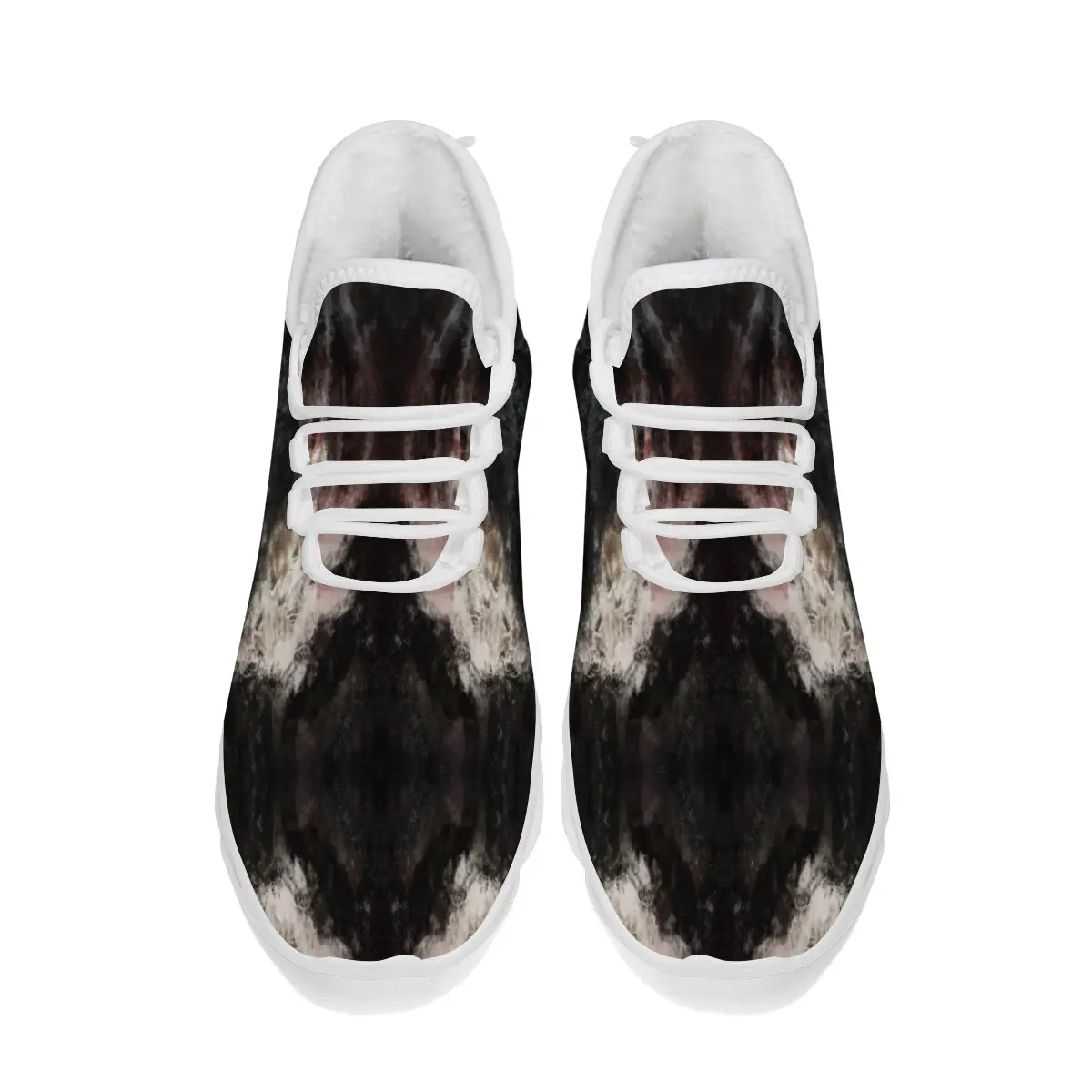 

Хэллоуин, темная ужасающая атмосфера, праздничная легкая спортивная обувь на шнуровке с коротким флисом, двухцветная спортивная обувь с полой подошвой