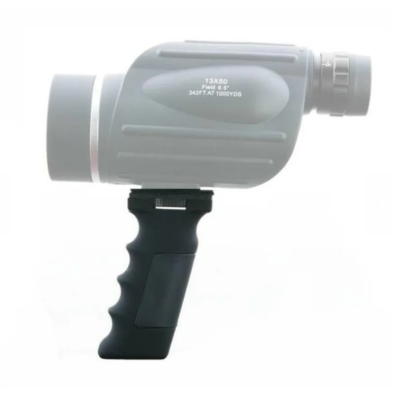 

1/4 Inch Threaded Handheld Tripod System Monocular Telescope Hand Grip Spotting Scope Handle Support Stabilizer Mount Adapter