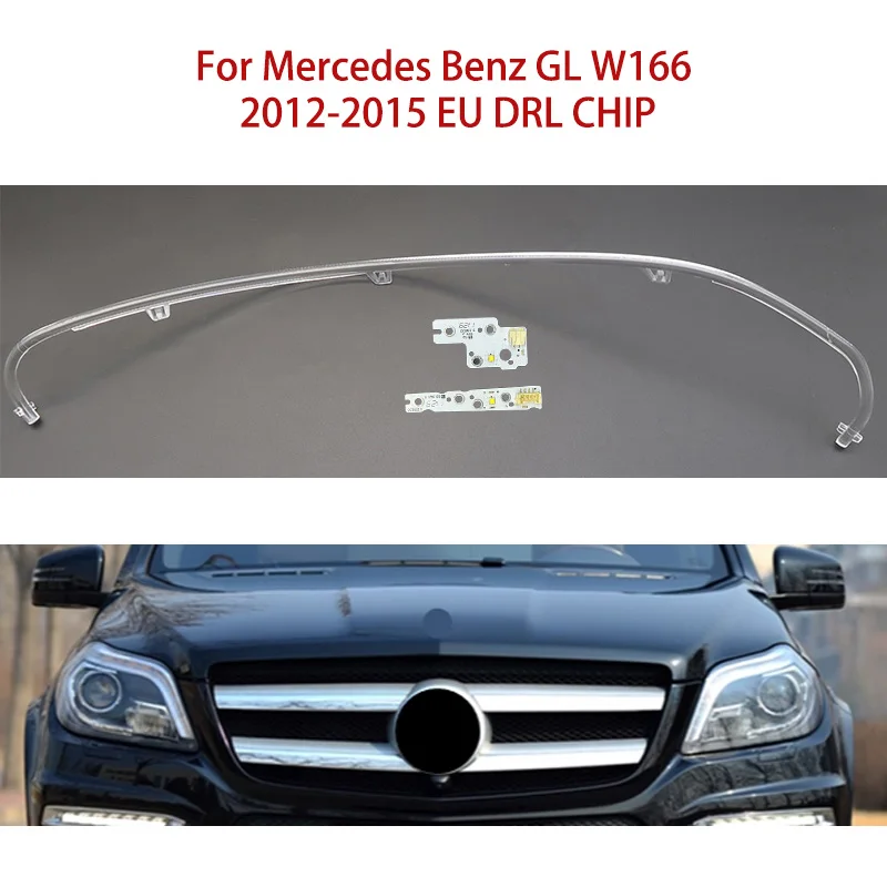 

Solve The Problem of No Brightness For Mercedes-Benz White GL W166 Angel Eye 2012-2015 Ballast European Version Car DRL CHIP