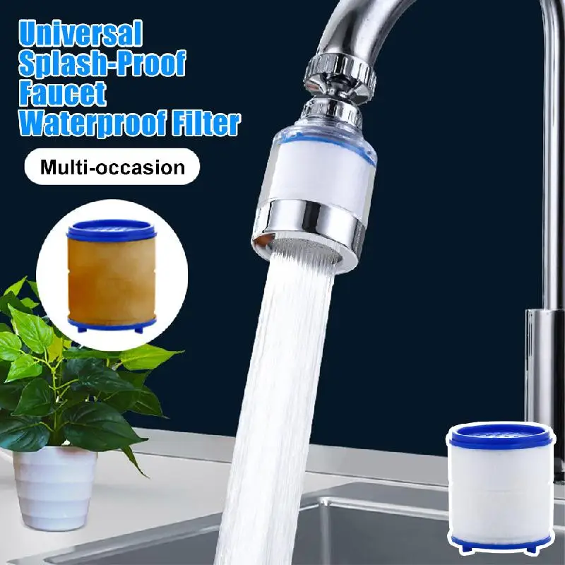 New 360° Rotation Faucet Water Filter Remove Chlorine Heavy Metals Filtered Showers Head Soften Hard Water Filtration Purifier