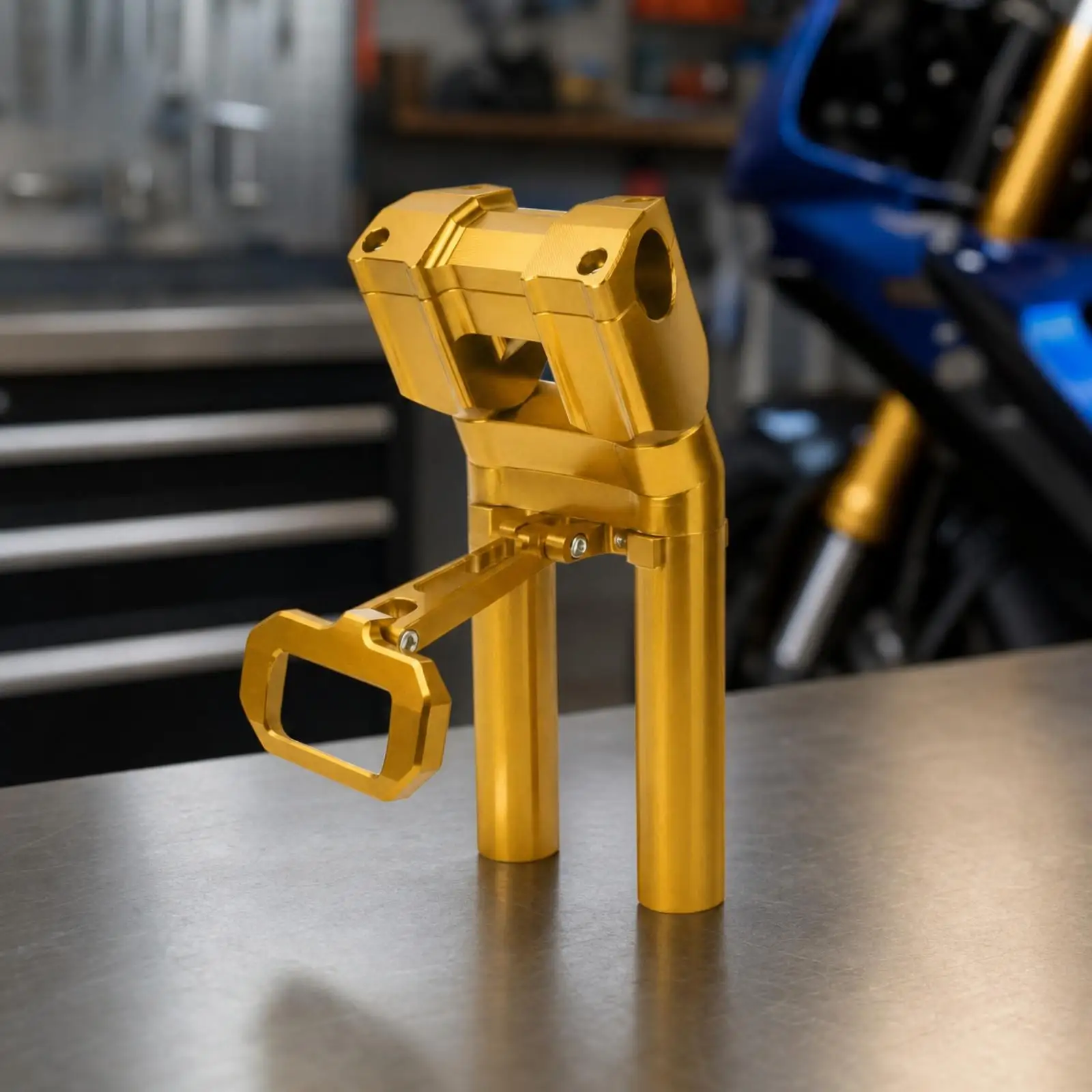 Gauge Mount Rigid Motorcycle Bobber Instrument Cluster Bracket Metal Bobber Model Instrument Cluster Mount Assembly for Cockpit