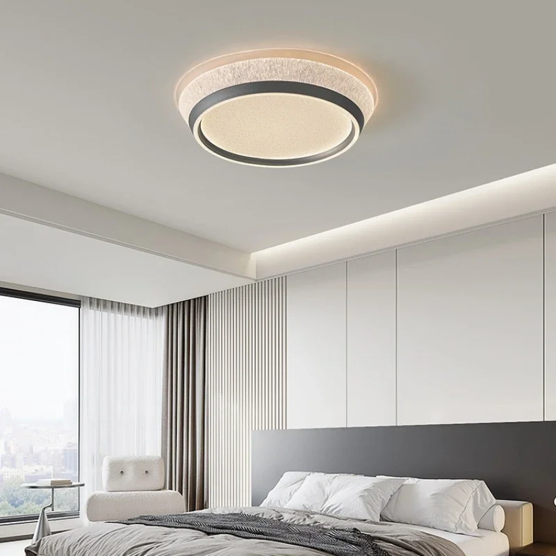 SANDYHA Italian Style LED Ceiling Light Acrylic Lampshade Modern Bedroom Living Room Study Lighting Fixtures Decoration