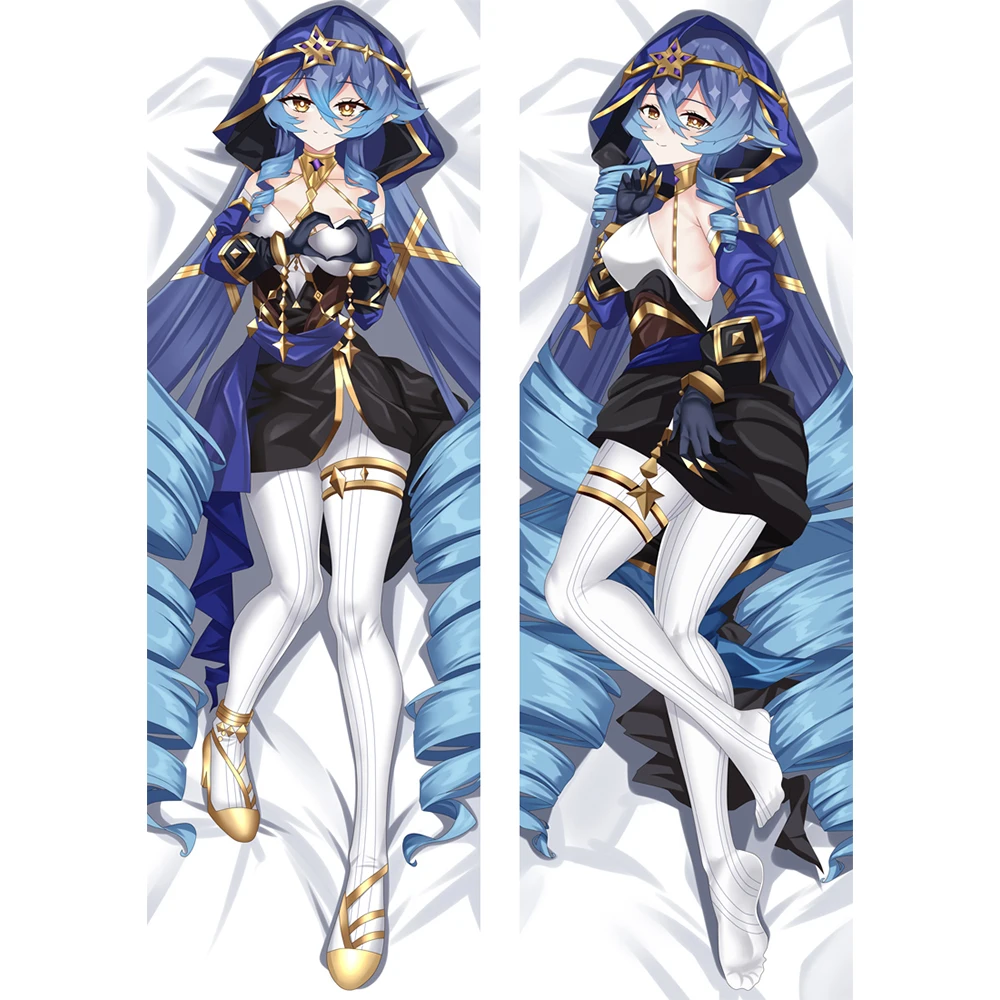 Anime Genshin Impact Layla Hugging Body Dakimakura Cover Bedding Double-Sided Printed Pillow Cover Otaku Cushion Cover