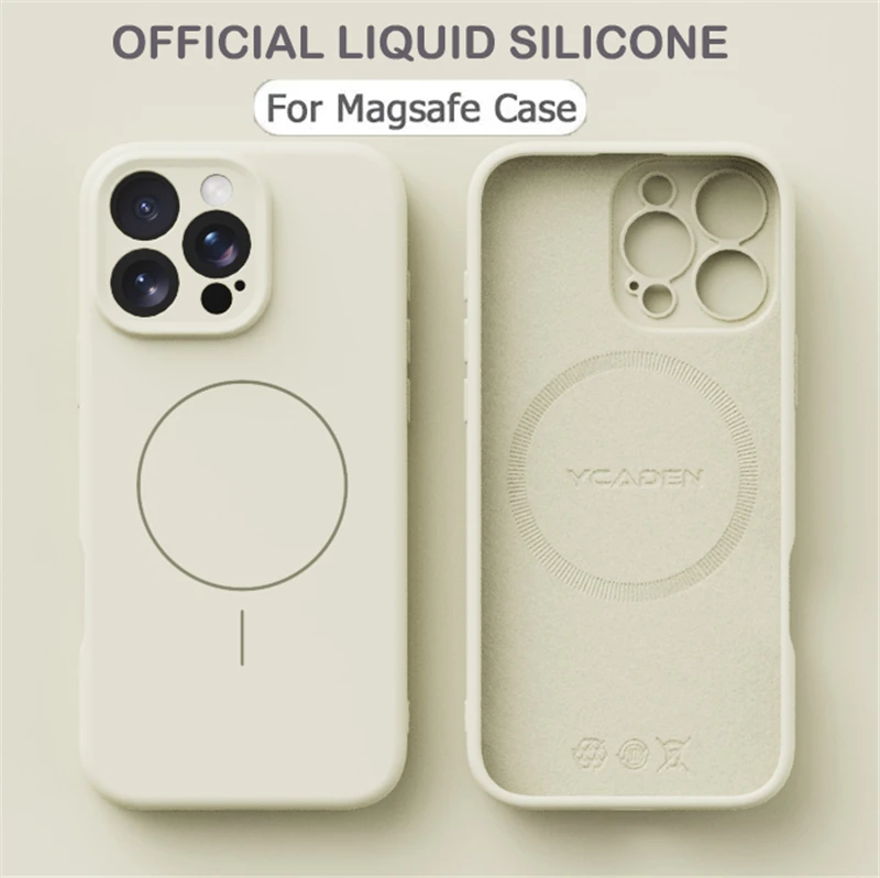Magnetische Flüssig-Silikonhülle für Magsafe Case für Huawei Nova 14 13 12 Mate 60 70 80 Pro Max Stoßfeste Abdeckung