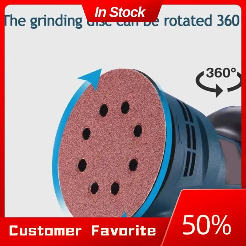 

Top Sale 300W Electric Eccentric Sander,6 Gears Speed Adjustment 5 Inch 125Mm,For Wood Sanding And Car Polishing
