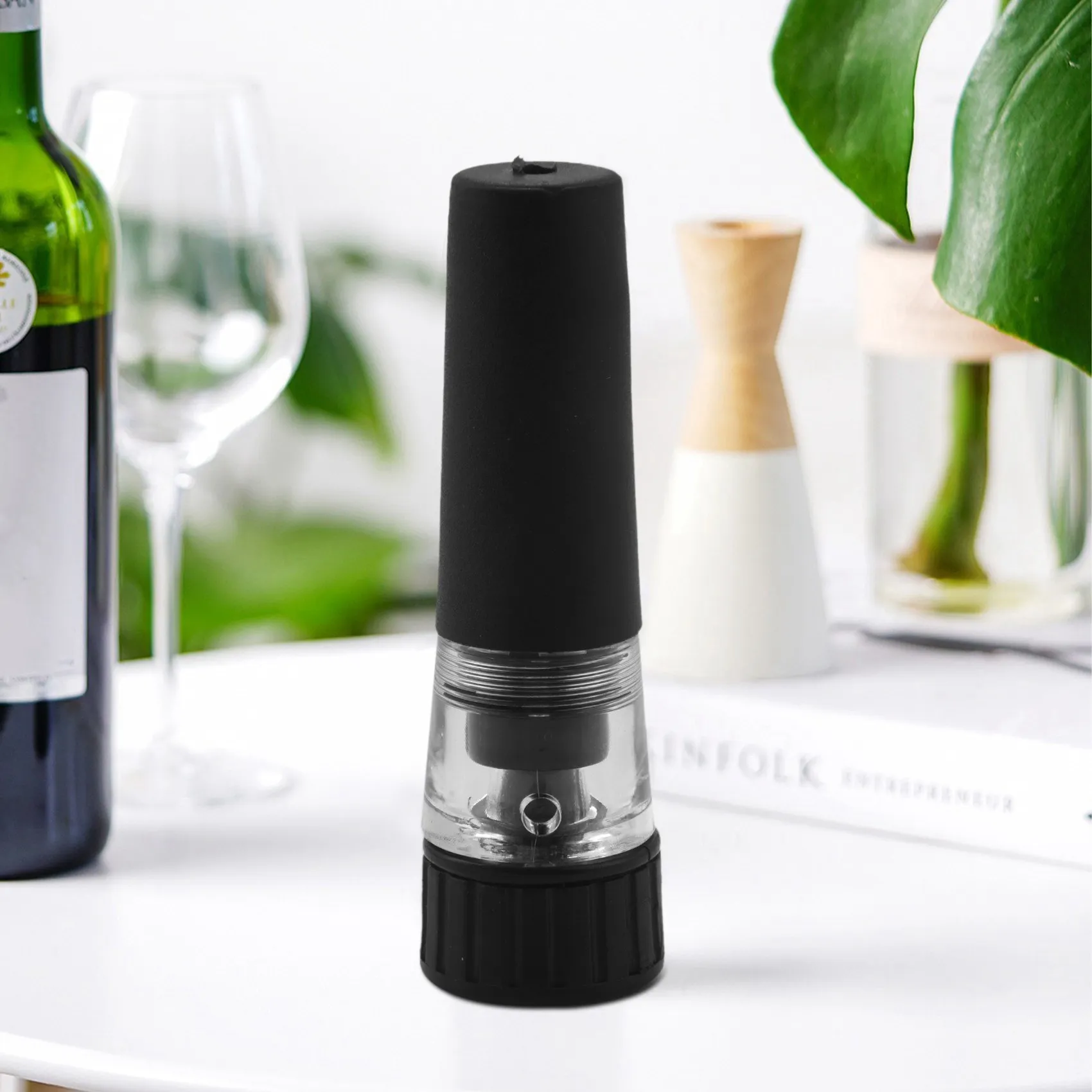 공기 압력 펌프 병따개 세트, 와인 오프너 키트, 진공 스토퍼 및 와인 푸어러 도구 포함, 선물 상자, 4 개