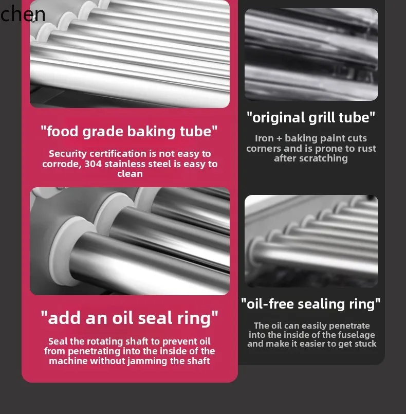 Sausage machine commercial new 304 stainless steel smart sausage hot dog machine automatic special stall