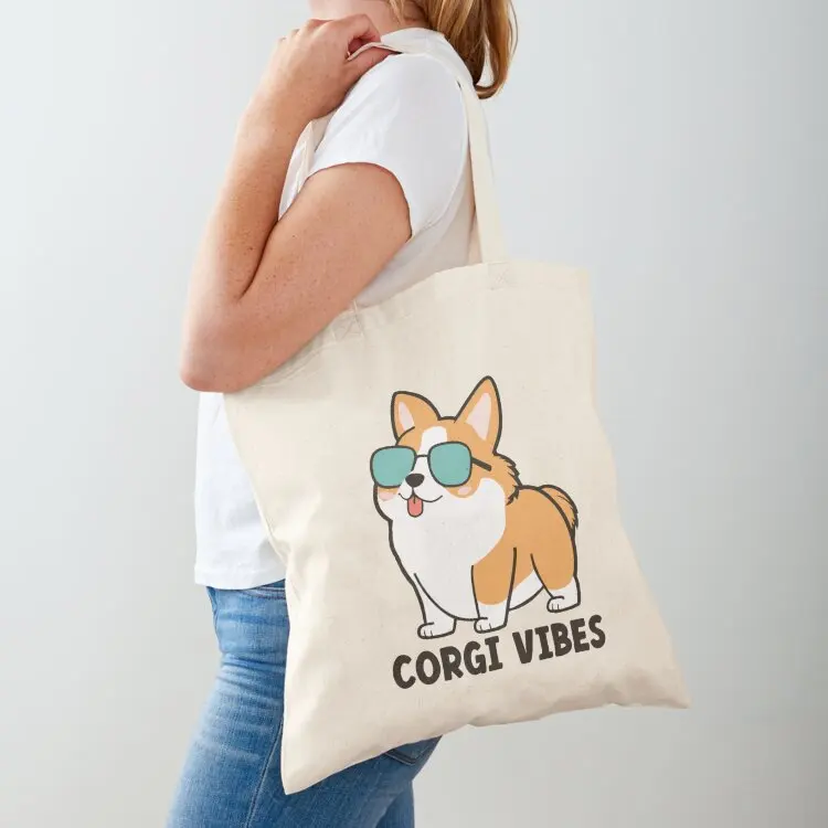 Bolsa tote Corgi Vibes