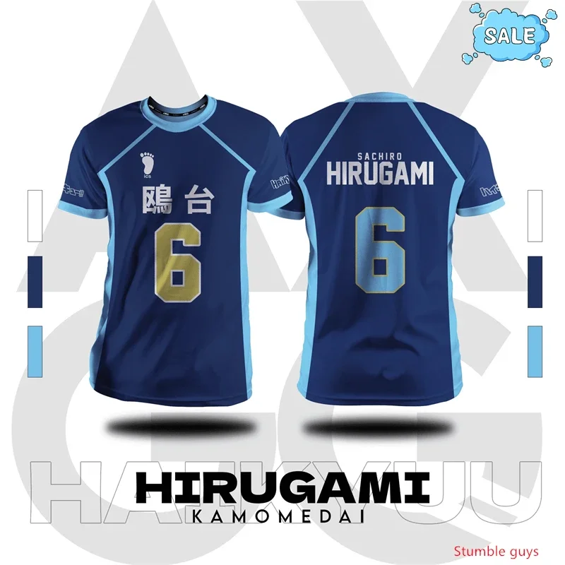 Haikyuu Kuroo Kozume Cosplay T-Shirt Nekoma High School Volleyball Anime Trikot Herren Sport-Shirt Kinder Jungen Kleidung