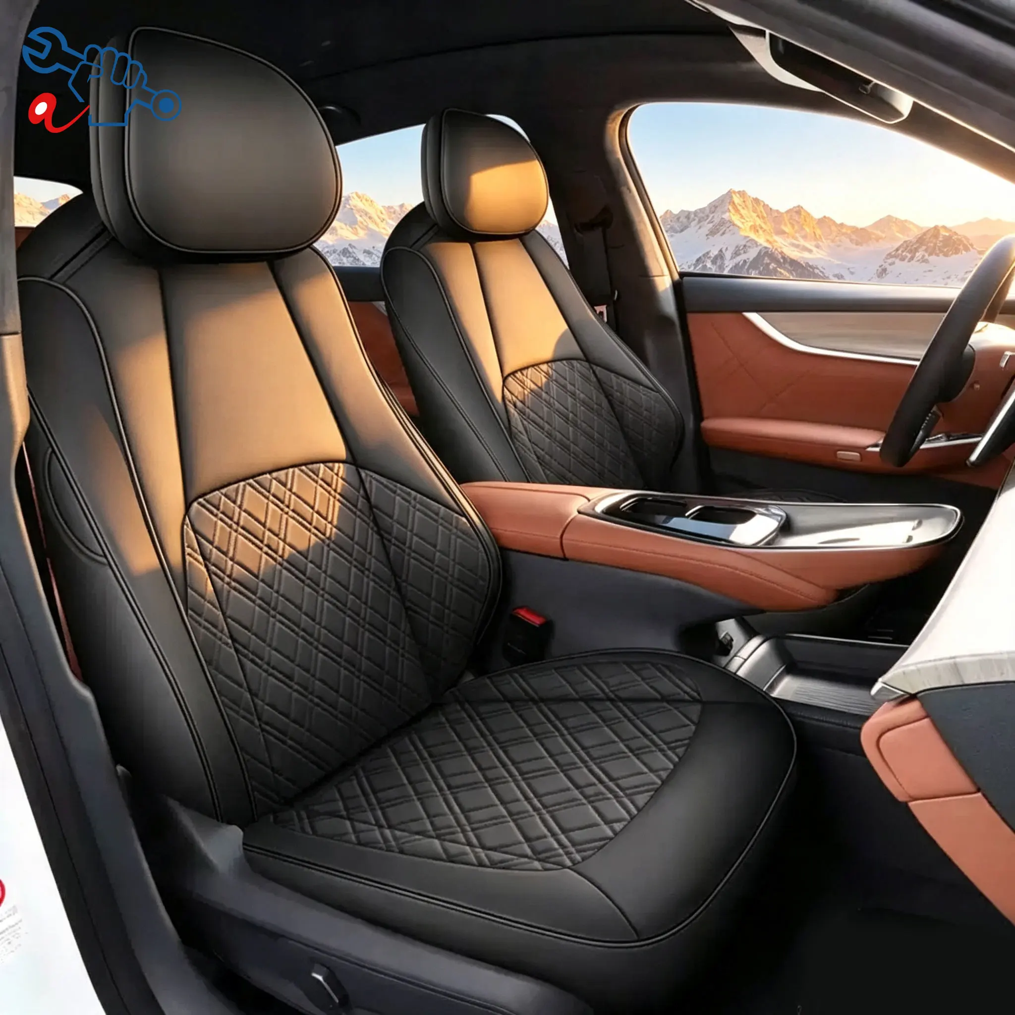 Left‑Drive Car Seat Cover For Changan Nevo A07 2023‑2026 Car Seat Pad Full Wrap Protector 4‑Season Use Interior Decoration