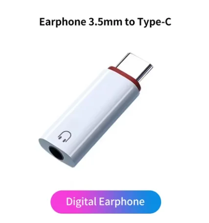 نوع c إلى 3.5 مللي متر سماعة محول 3.5 جاك USB C محول صوت آيفون 15 سامسونج USB C إلى 3.5 مللي متر سماعة موصل