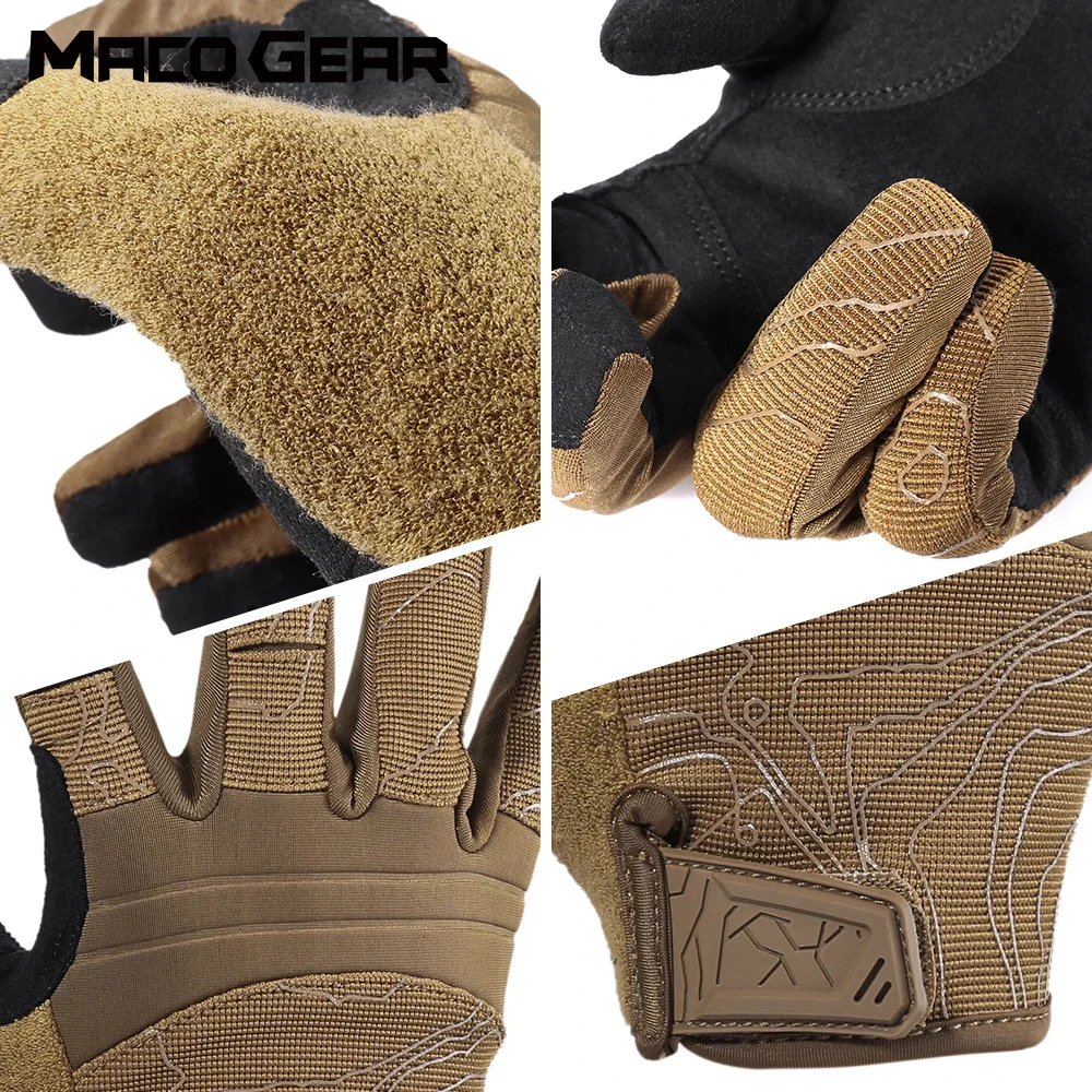 Full Finger Touch Screen Tactical Gloves Cycling Bike Climbing Trainning Ski Bicycle Sports Work Hunting Motorcycle Mittens Men