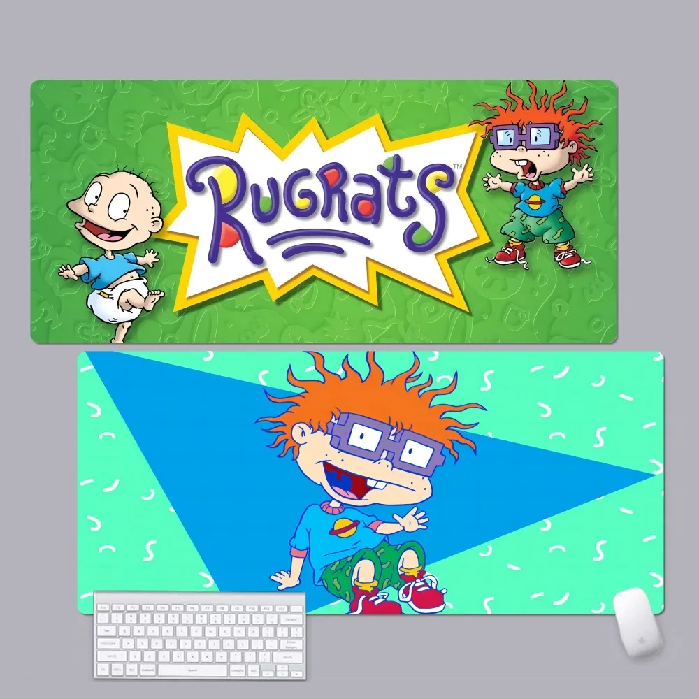 Cartoon Funny R-Rugrats Boy Pad Laptop Gaming Mice Mousepad Size For Game Keyboard Pad For Gamer