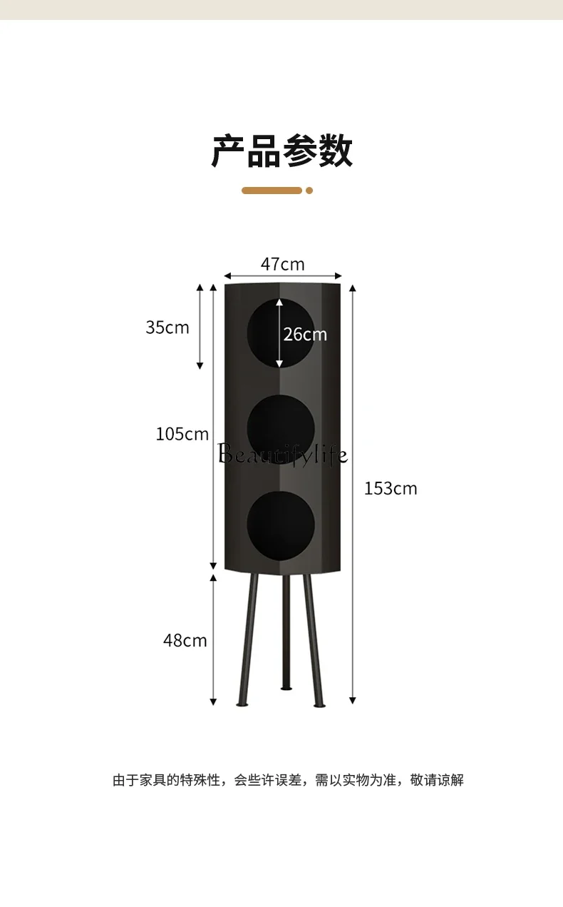LD6Light Rak Buku Sudut Mewah Rak Kabinet Anggur Dinding Abad Pertengahan