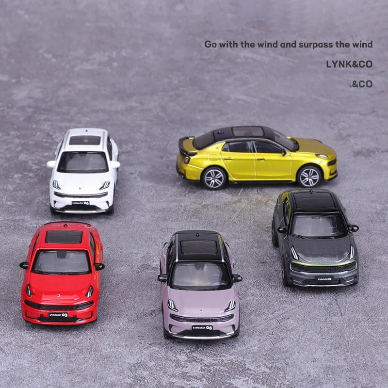 1:64 Lynk & Co 01 02 Alloy Car Model Lynk & Co 03 05 06 Diecast Toy Vehicle High Simitation Cars Toys For Children Kid Xmas Gift