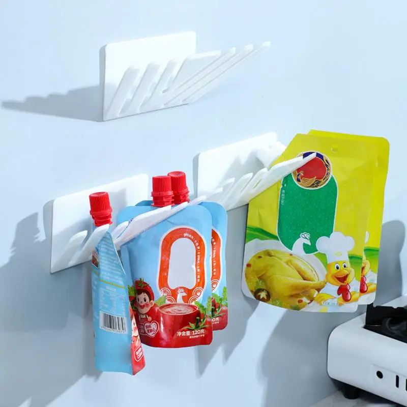 Wall Shelves For Kitchen Adhesive Shower Shelf Adhesive Kitchen Organizer Condiment Rack For Seasonings Tableware Bathroom