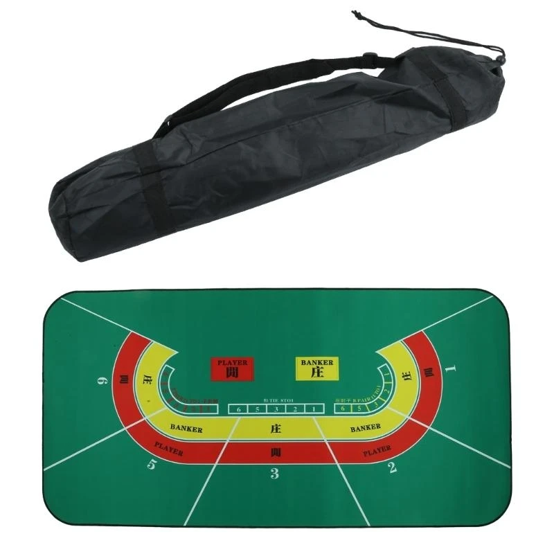 

Mat Baccarat Roulette Durable Rubber Gaming Desk Pad