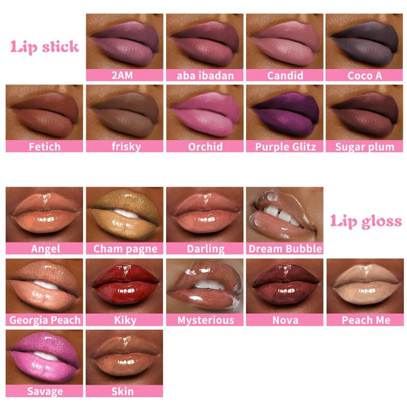 DIY Luminous Lipgloss Base Liquid Lipstick Moisturizer Lip Oil Shimmery Lip Glosses for Women and Girls 163 colors Private Label