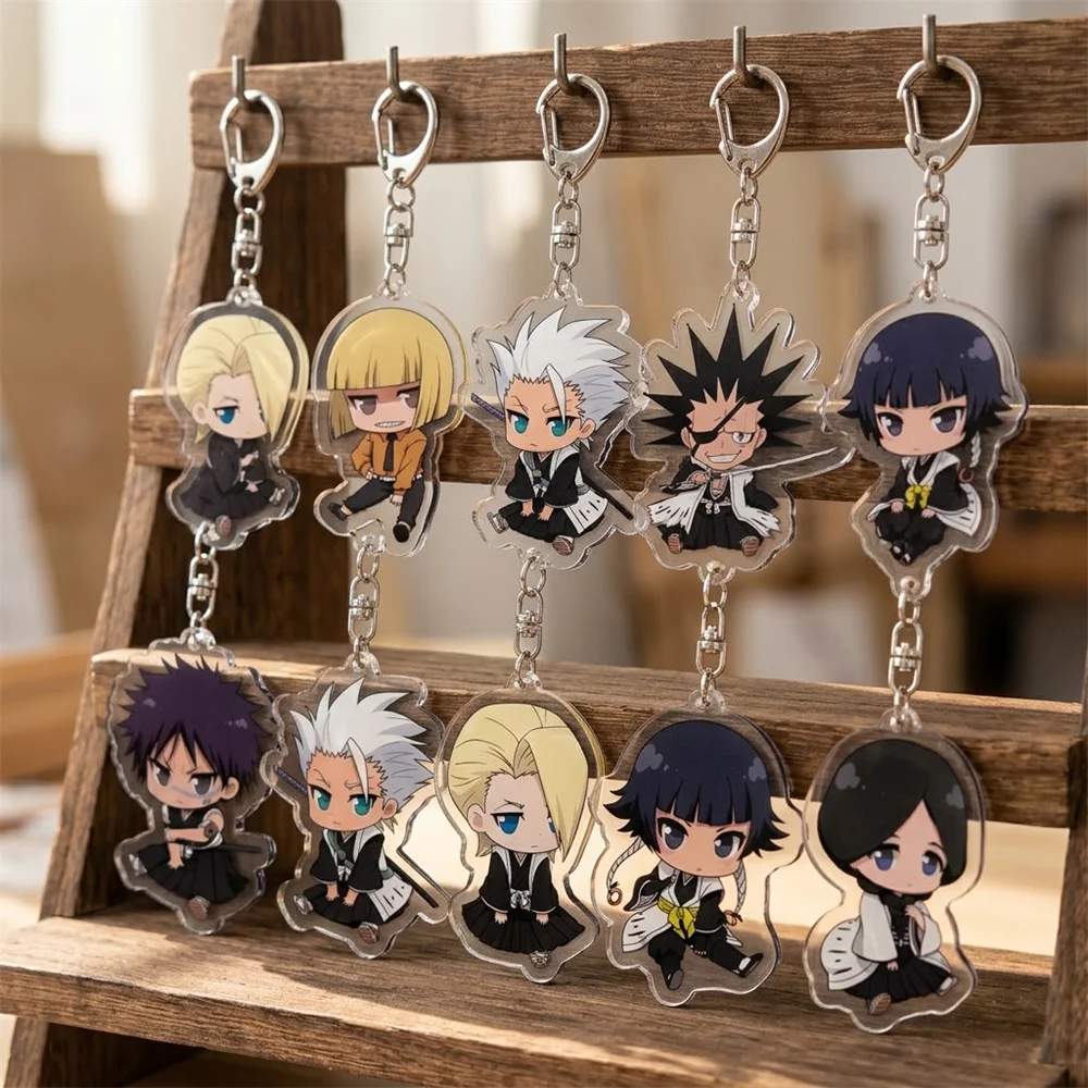 6CM Acrylic Keychain Stand Model Ornament Accessories Goods Christmas Gifts Anime Bleach