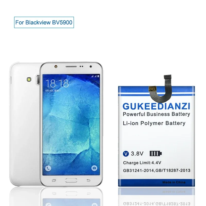 بطارية الهاتف المحمول BV5900 بقدرة 6050 مللي أمبير في الساعة لهاتف Blackview BV5900 #2
